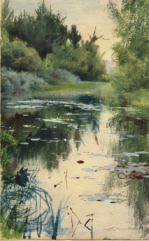 Landscape Study, Anders Zorn